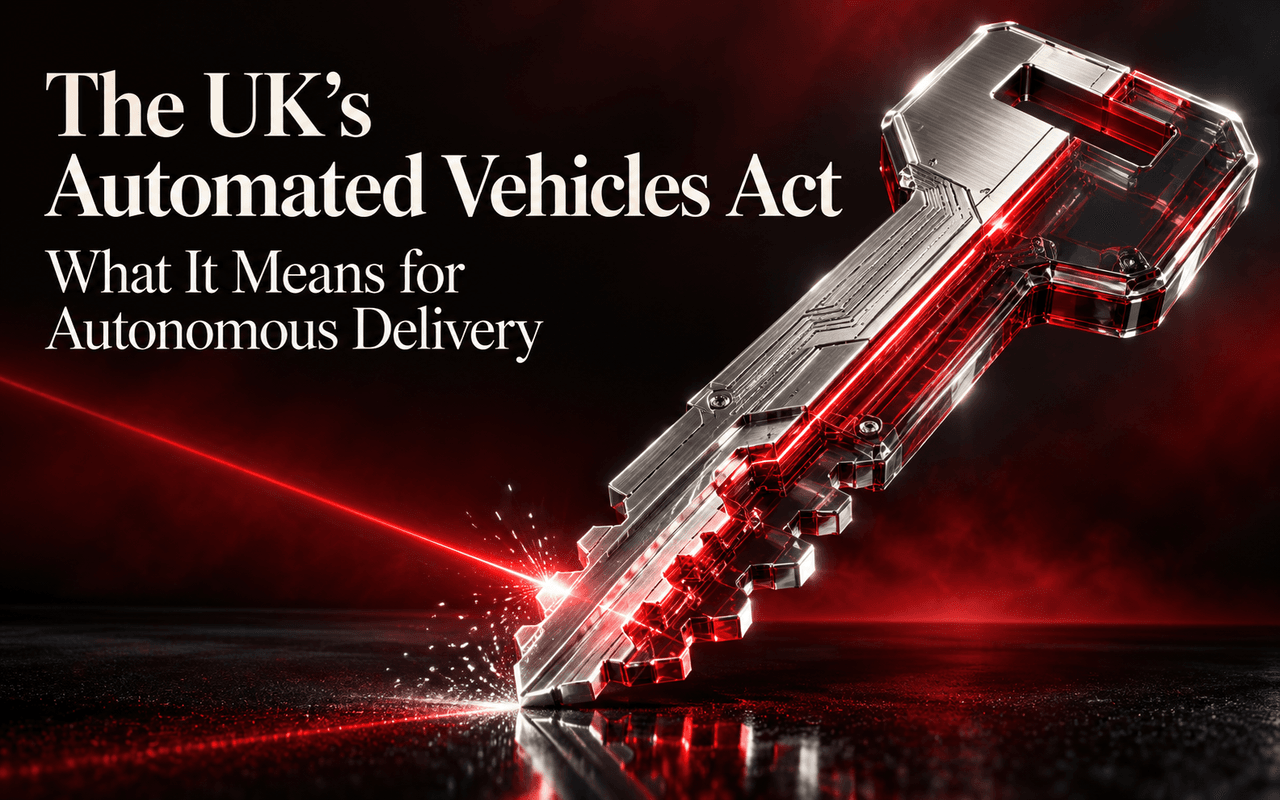 The UK’s Automated Vehicles Act: What It Means for Autonomous Delivery Vehicle