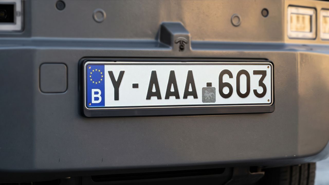 Europe’s First RoboVan to Receive a Y Test Plate