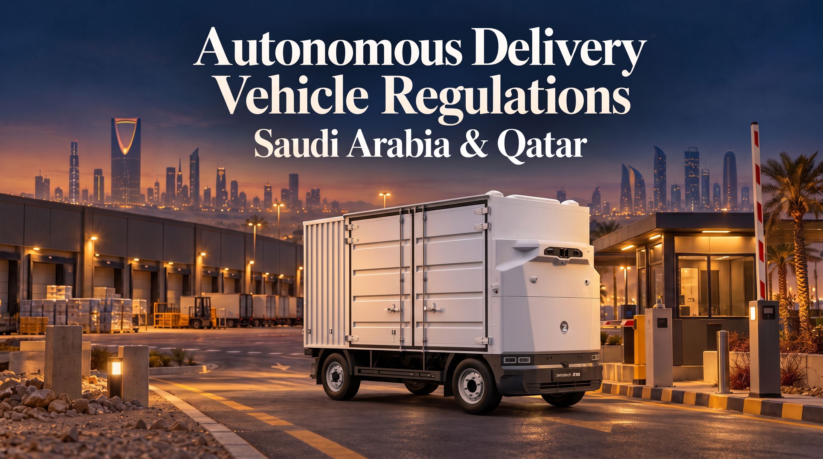 Autonomous Delivery Vehicle Regulations in Saudi Arabia and Qatar