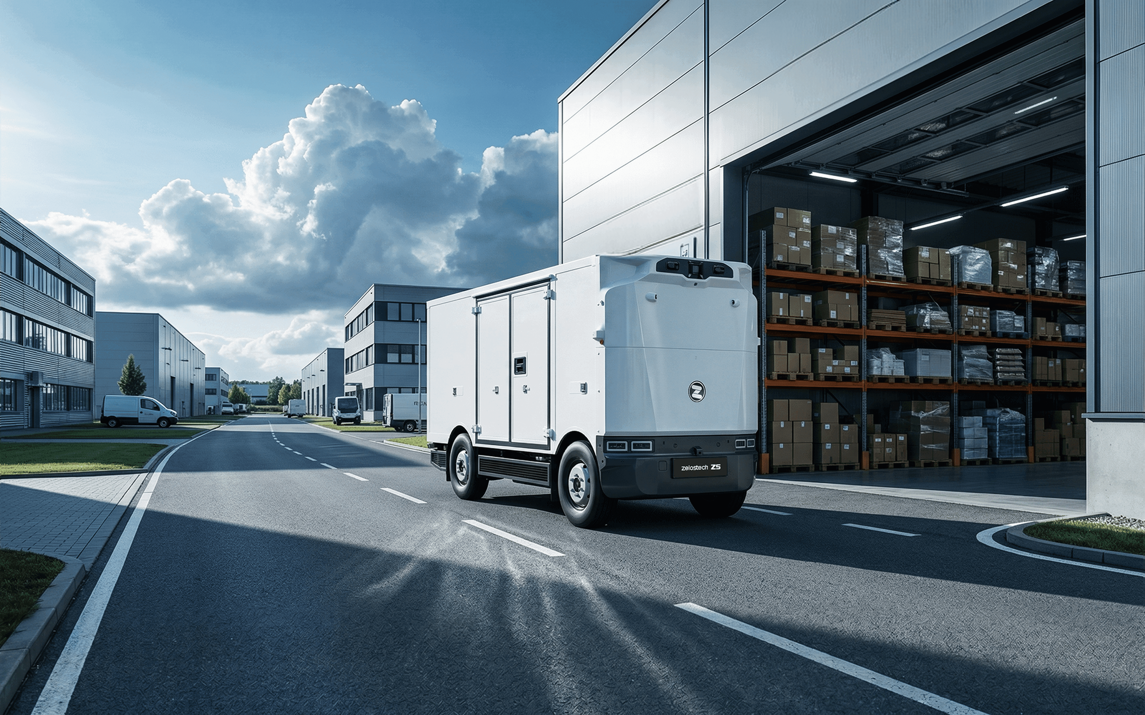 Zelostech Z5 robovan for postal and parcel delivery