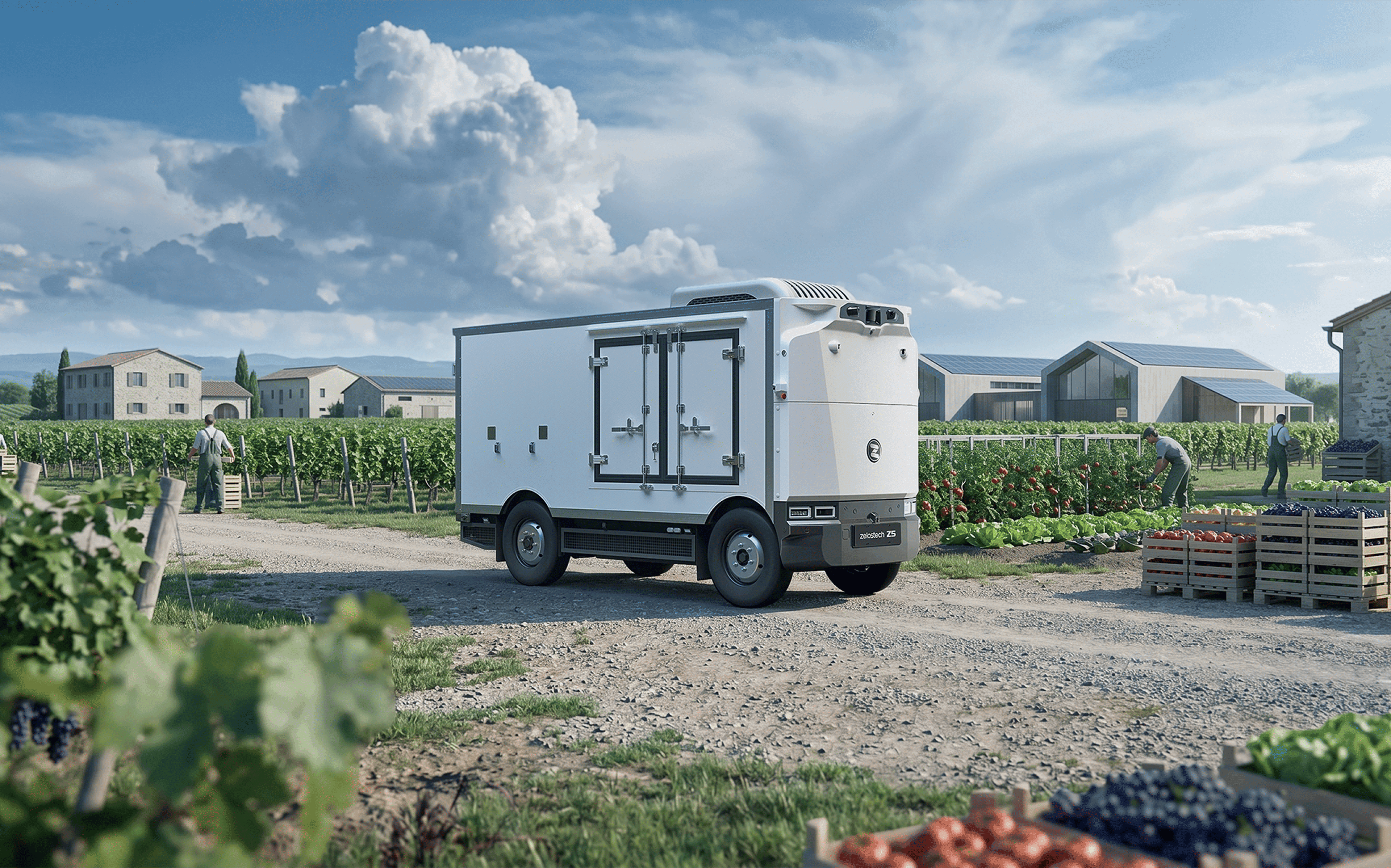 Zelostech Z5 robovan for rural last-mile delivery