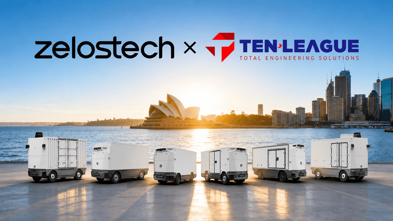 Zelostech and Ten-League Australia Launch Strategic Partnership for Autonomous Logistics