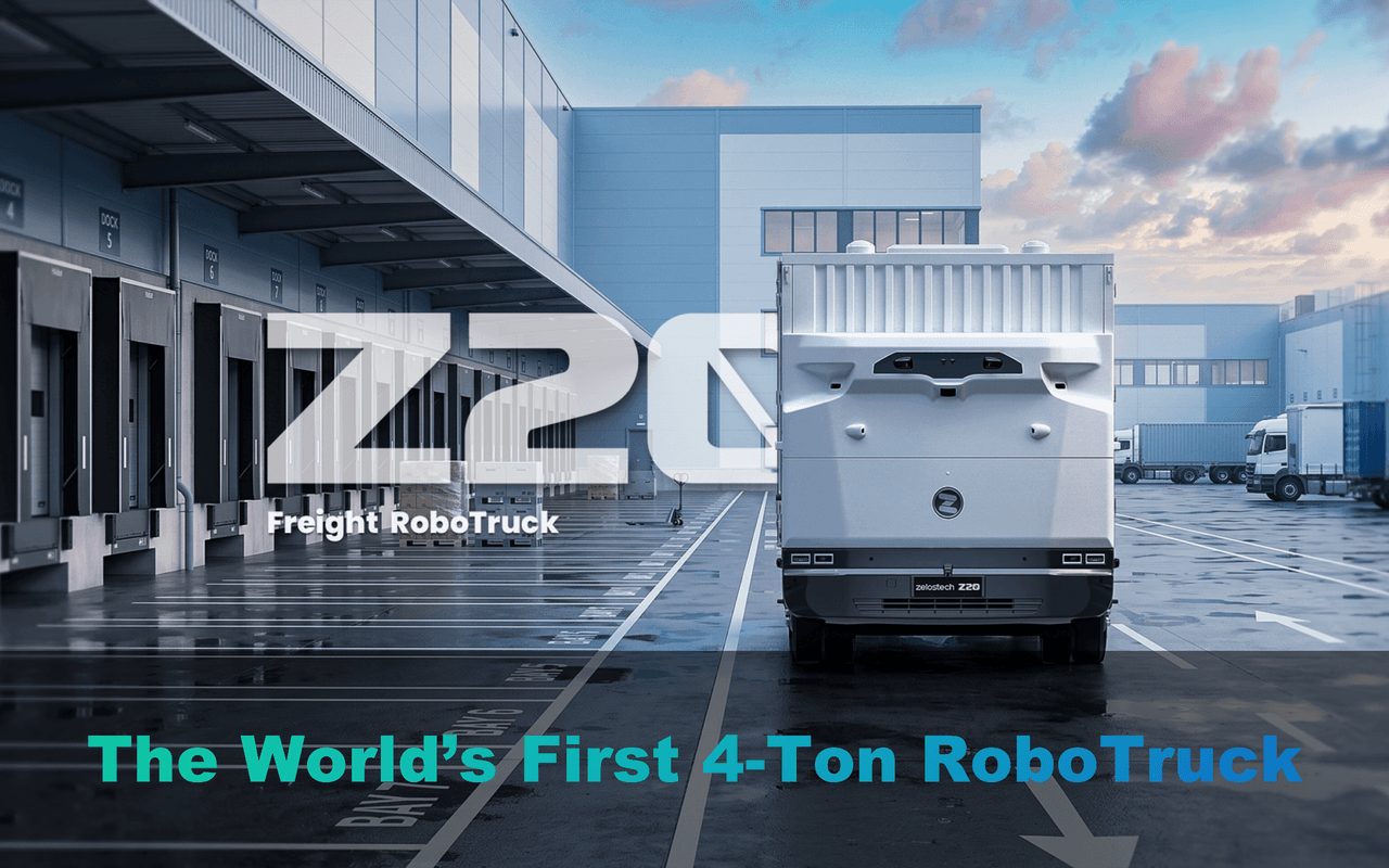 Beyond RoboVans: Zelostech Unveils the World’s First 4-Ton RoboTruck, Z20