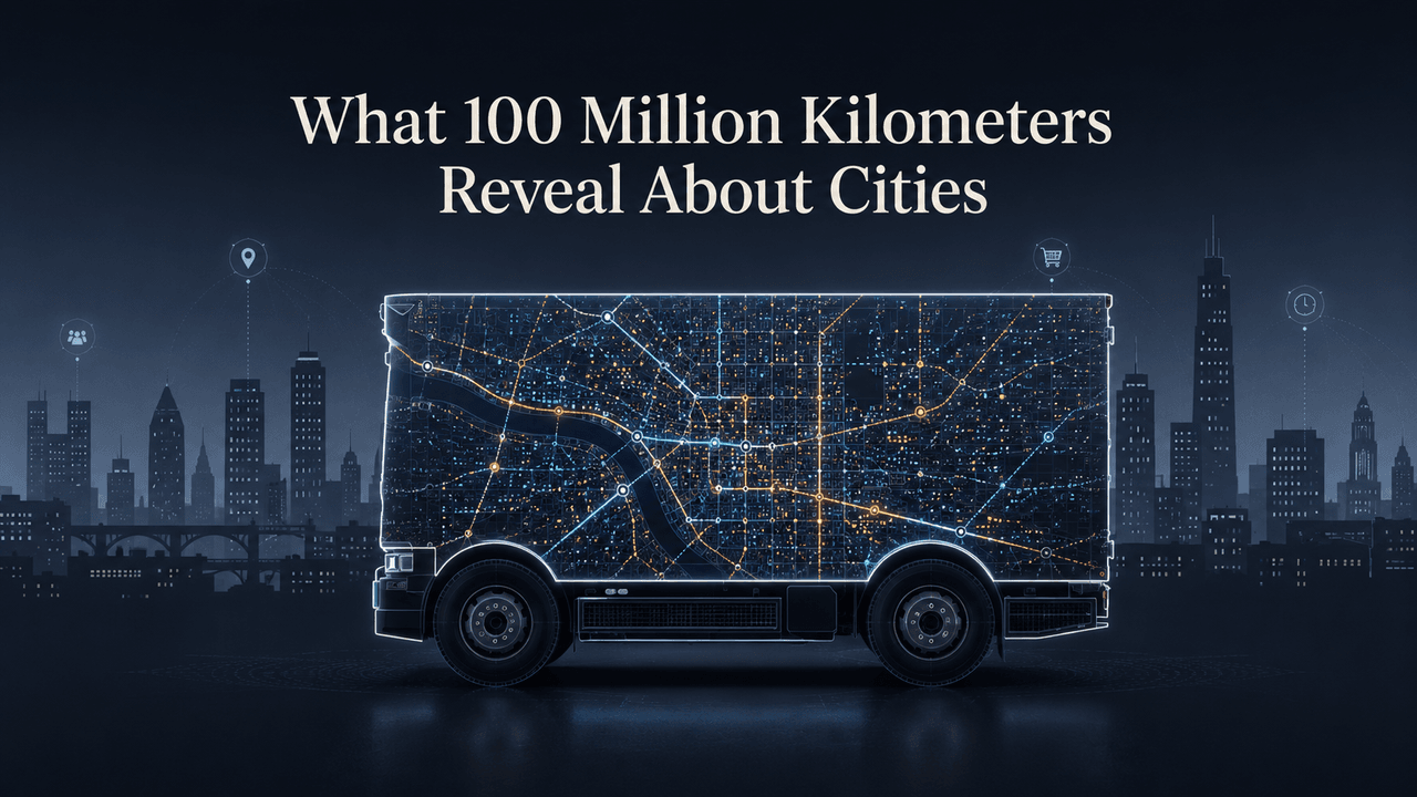 What 100 Million Kilometers Reveal About Cities