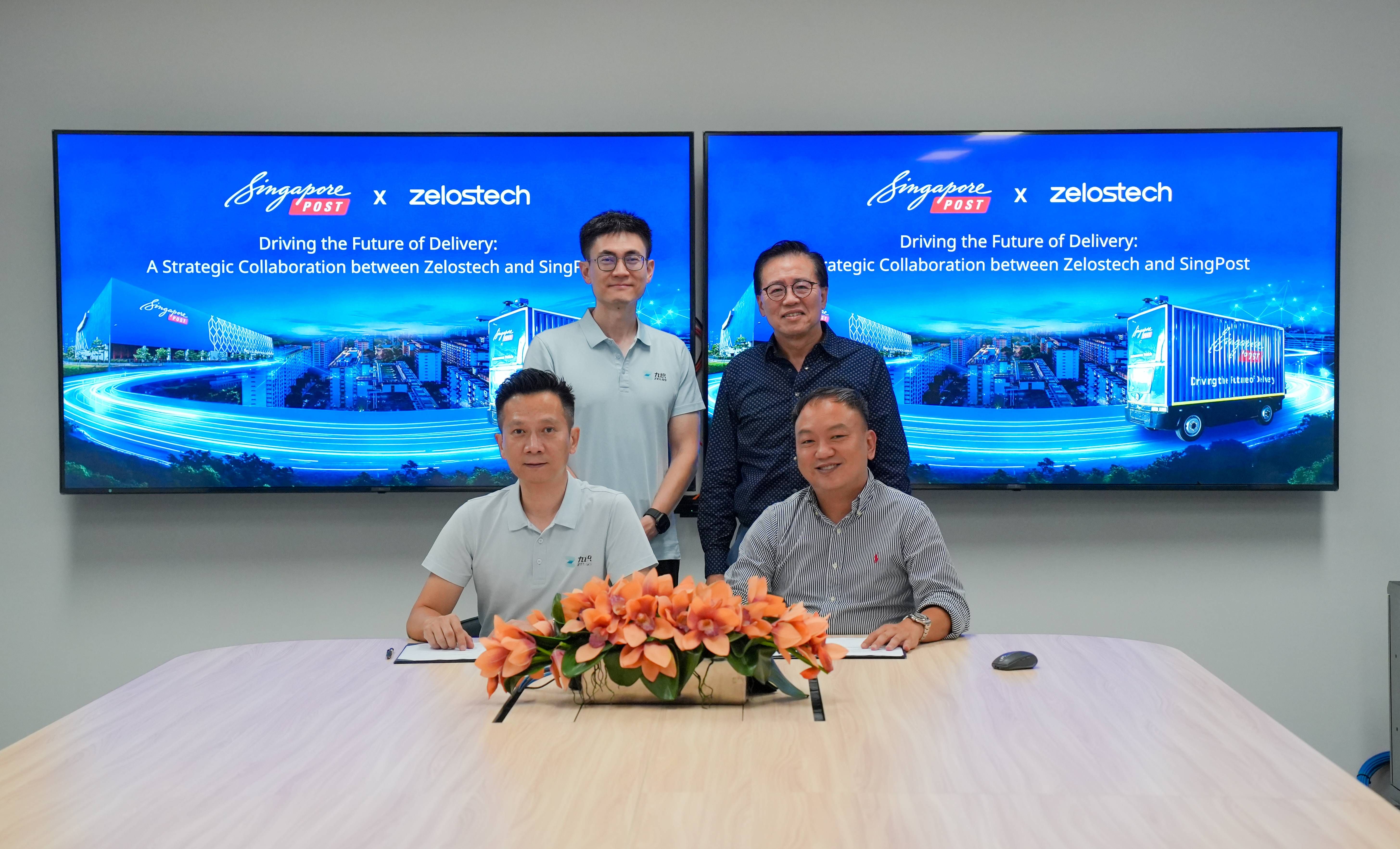 Zelostech Deepens Strategic Partnership with Singapore Post to Accelerate Fully Driverless Public Road Deployment